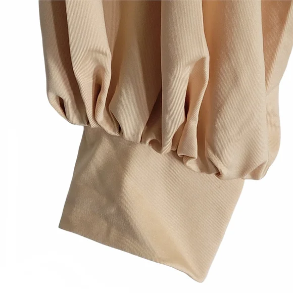 Black Deep V Neck long sleeve Bodysuit - Picture 10 of 14